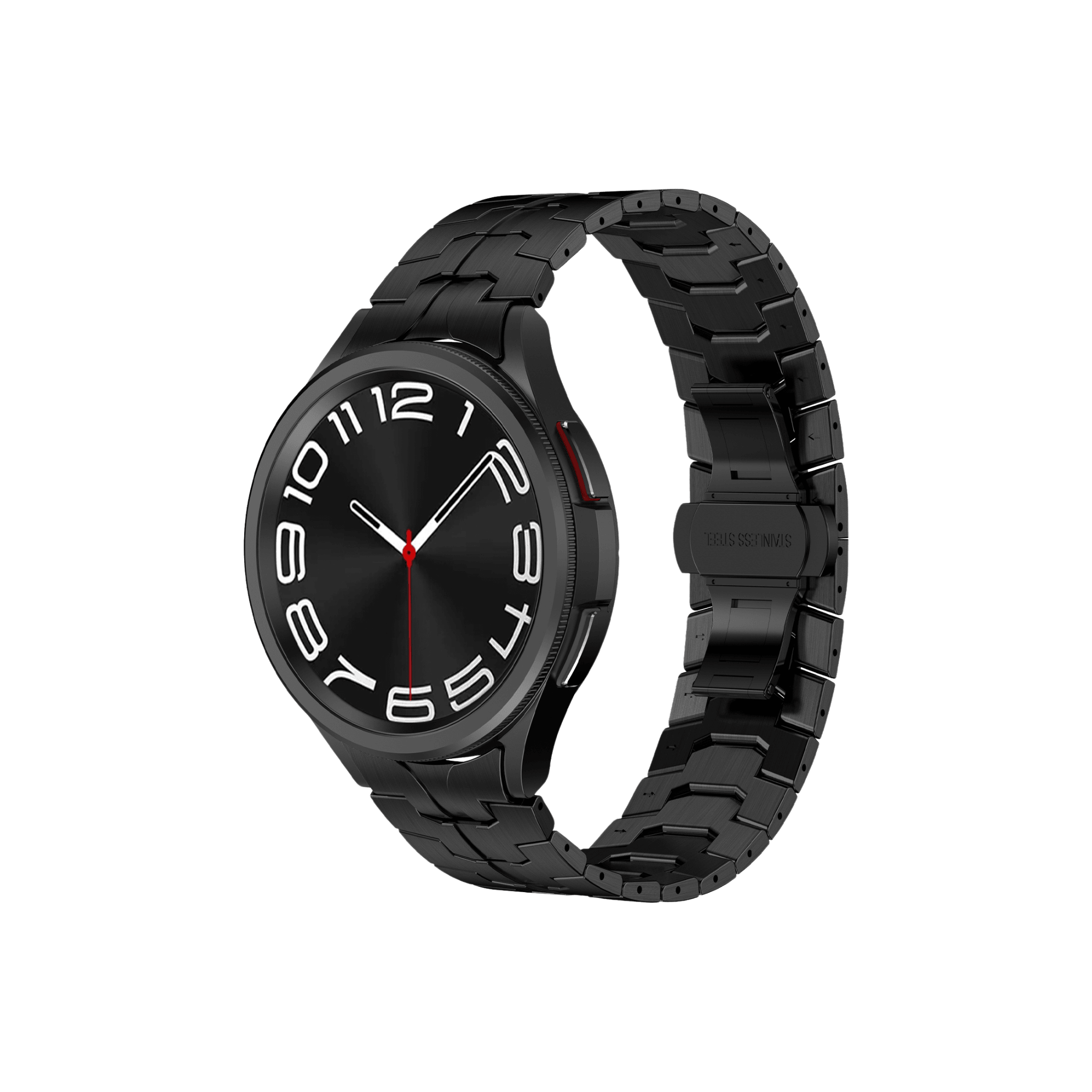 Smartbandz Titan Edition Edelstahl-Armband in Silber – elegantes, robustes Design mit individuell anpassbarem Verschluss, ideal für sportlich-elegante Looks.